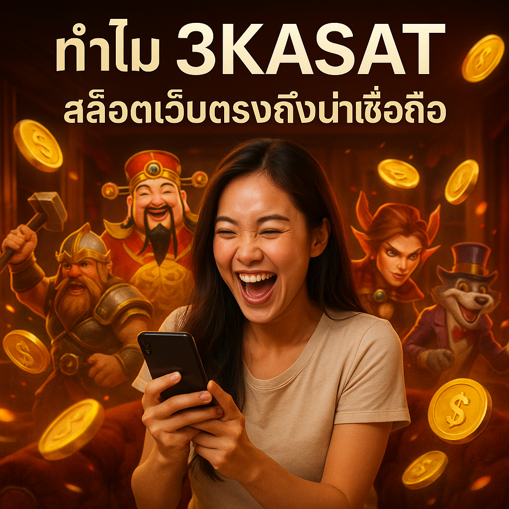 ทำไม 3KASAT สล็อตเว็บตรงถึงน่าเชื่อถือ