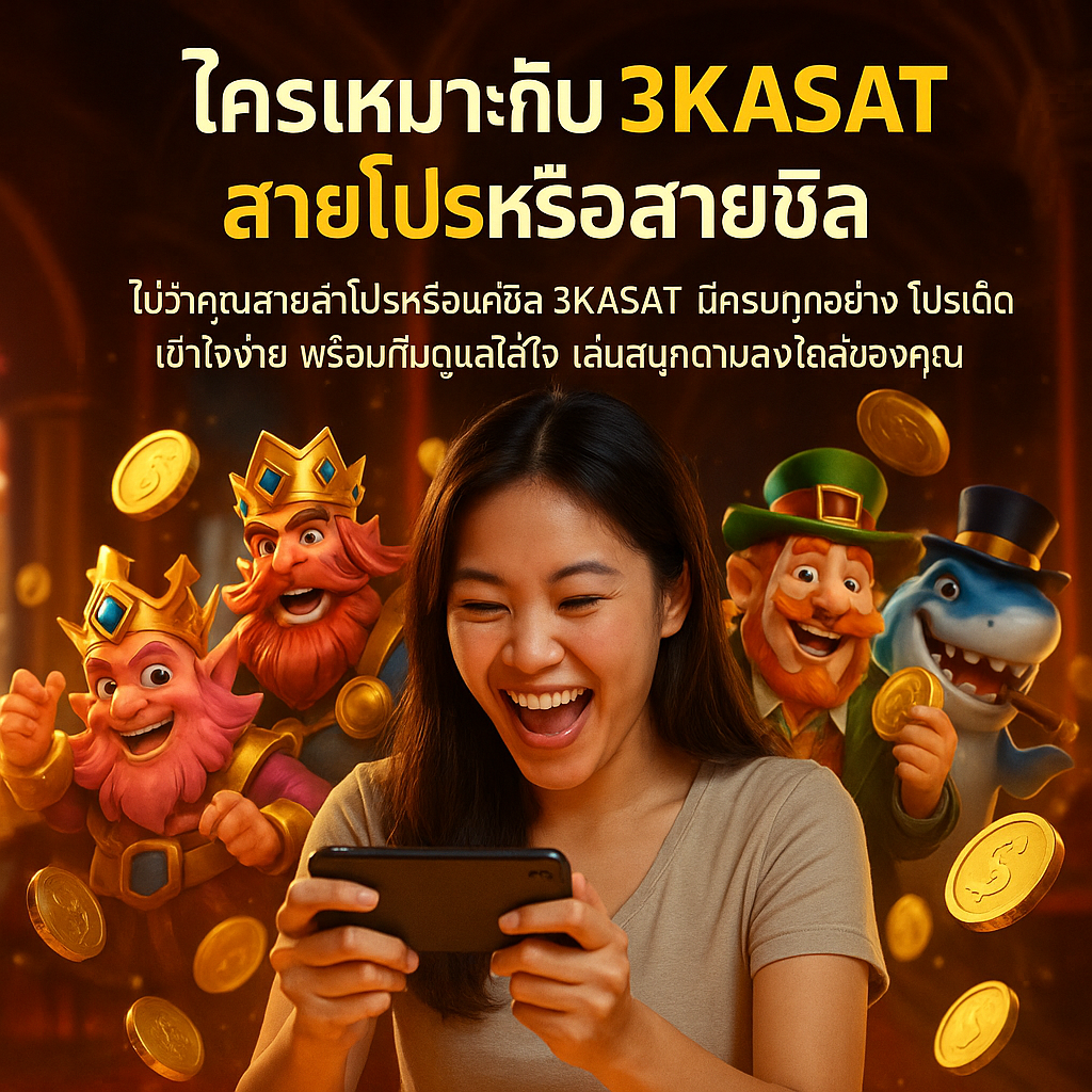 ใครเหมาะกับ 3KASAT สายโปรหรือสายชิล